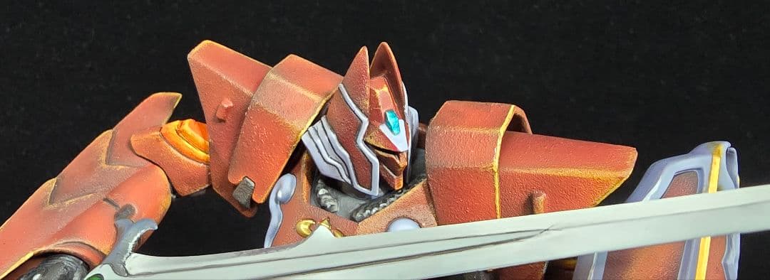 機甲界ガリアンPLAMAX鉄巨神　完成品ベース付き