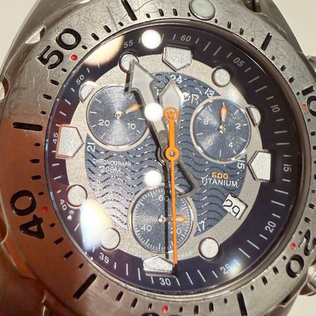 SECTOR 600 クロノグラ チタン 腕時計 セクター Titan