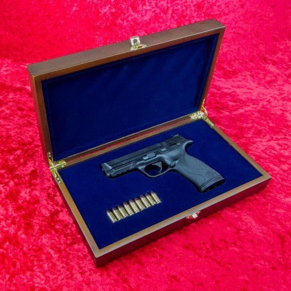 S&W M&P 9専用 木製高級化粧箱　※希少なワンオフ生産品※