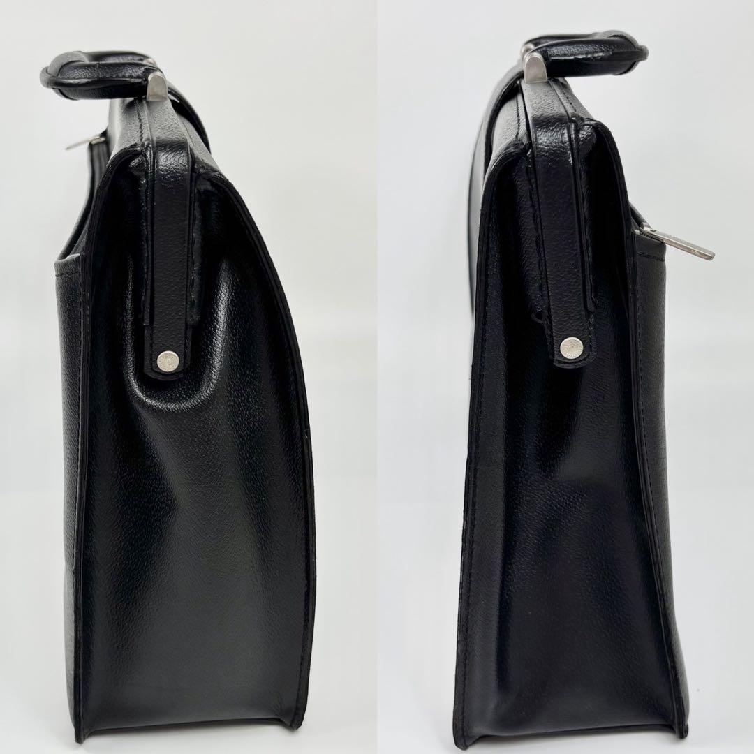 【希少】Aquascutum ダレスバッグ 本革 黒 ブリーフケース