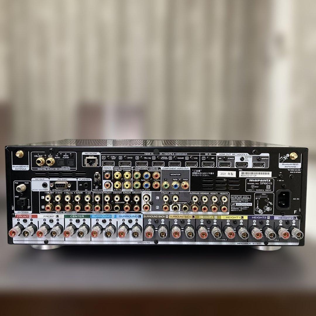 【元箱有・美品】SR6015 2021年製　Marantz AVアンプ