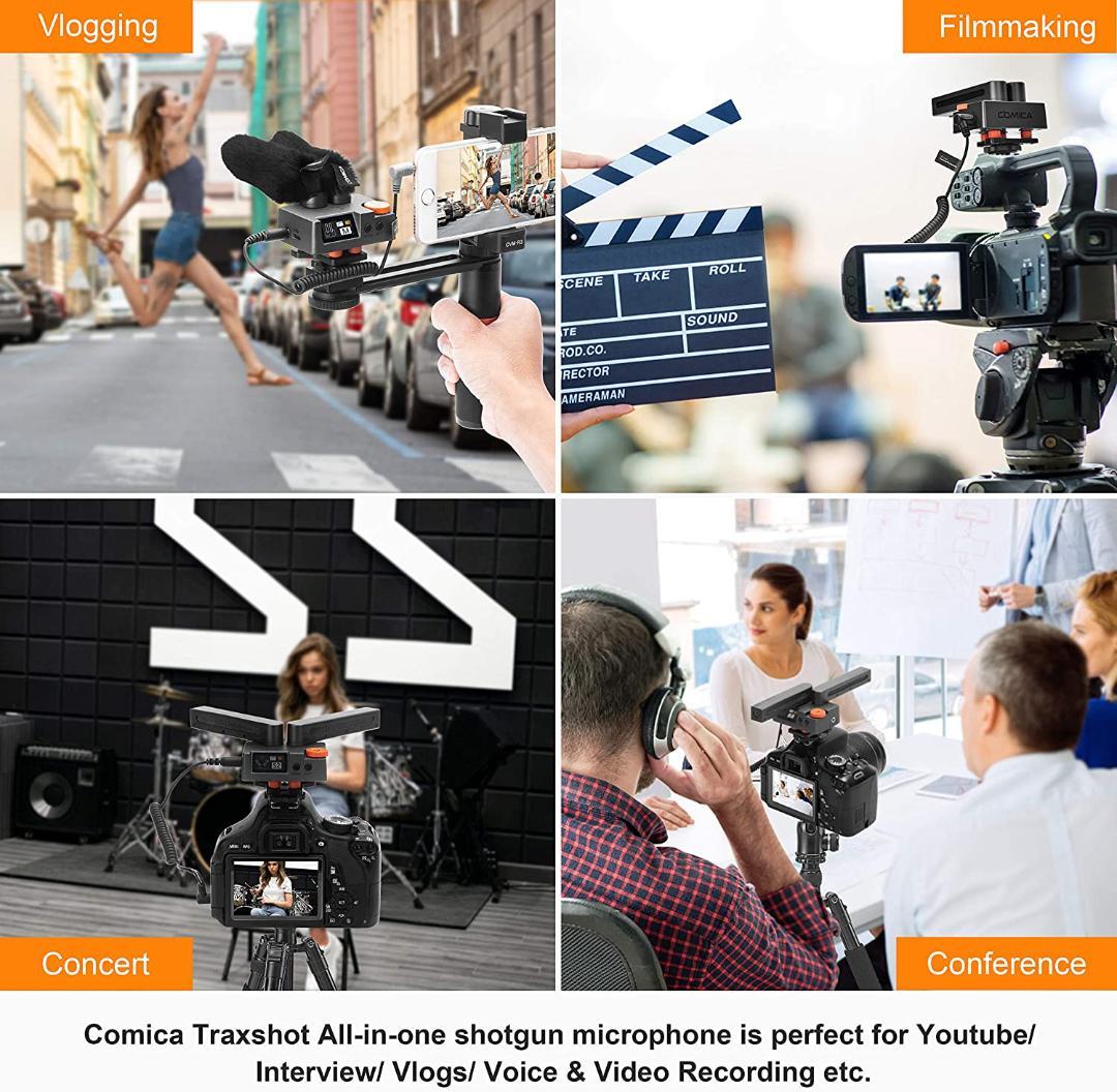 Comica Traxshot ショットガンマイク 外付けマイク