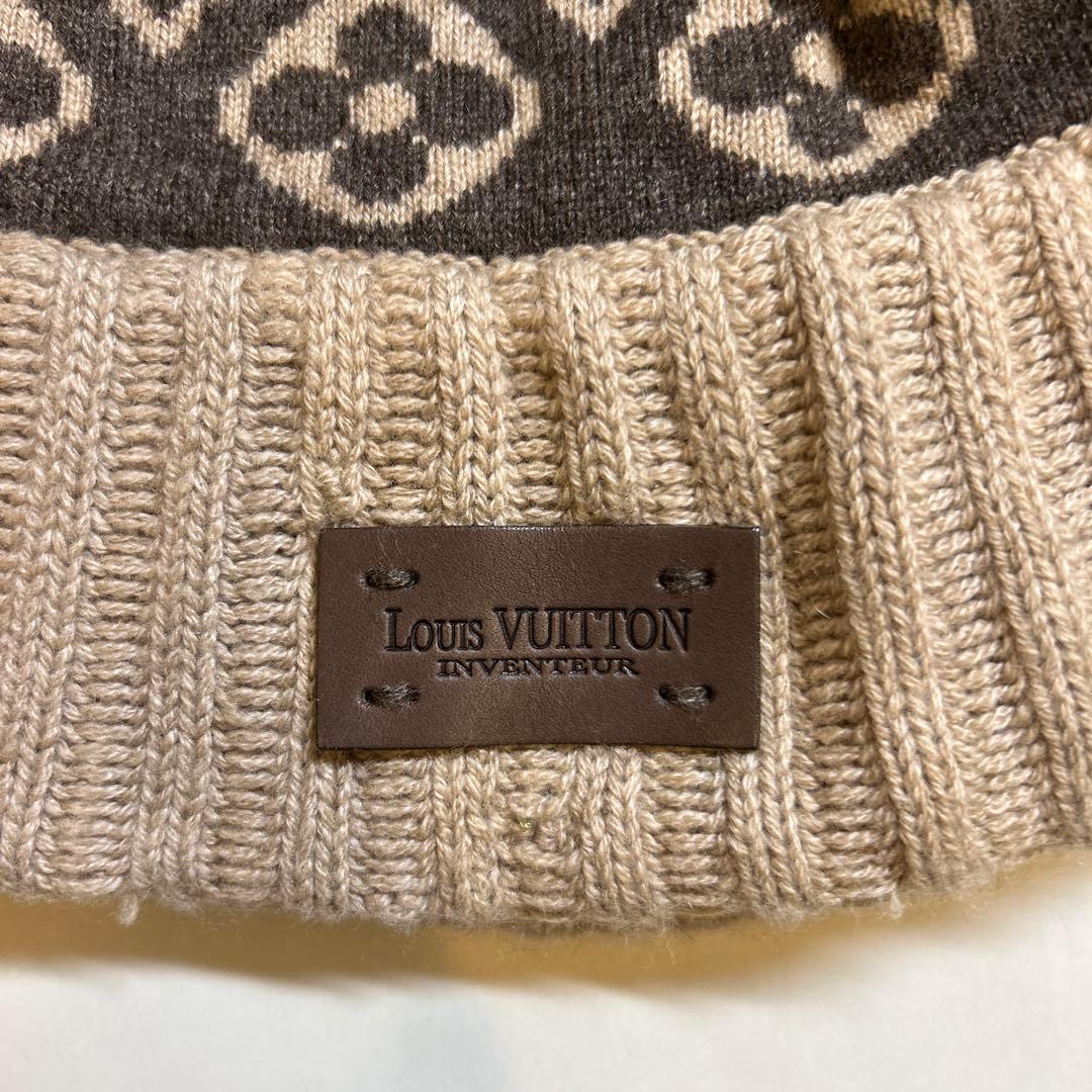 ルイヴィトン LouisVuitton ニット帽 カシミヤ レディース