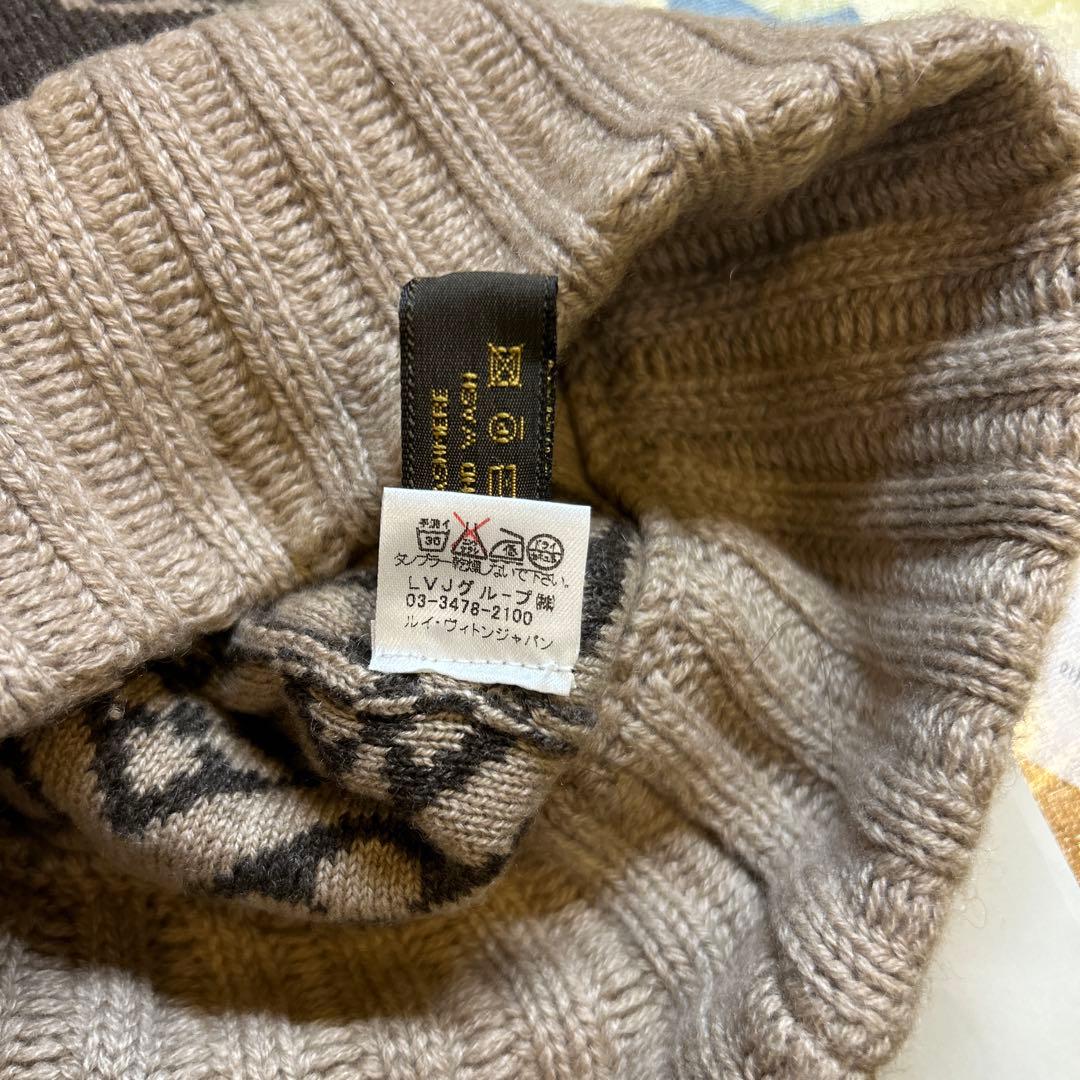 ルイヴィトン LouisVuitton ニット帽 カシミヤ レディース