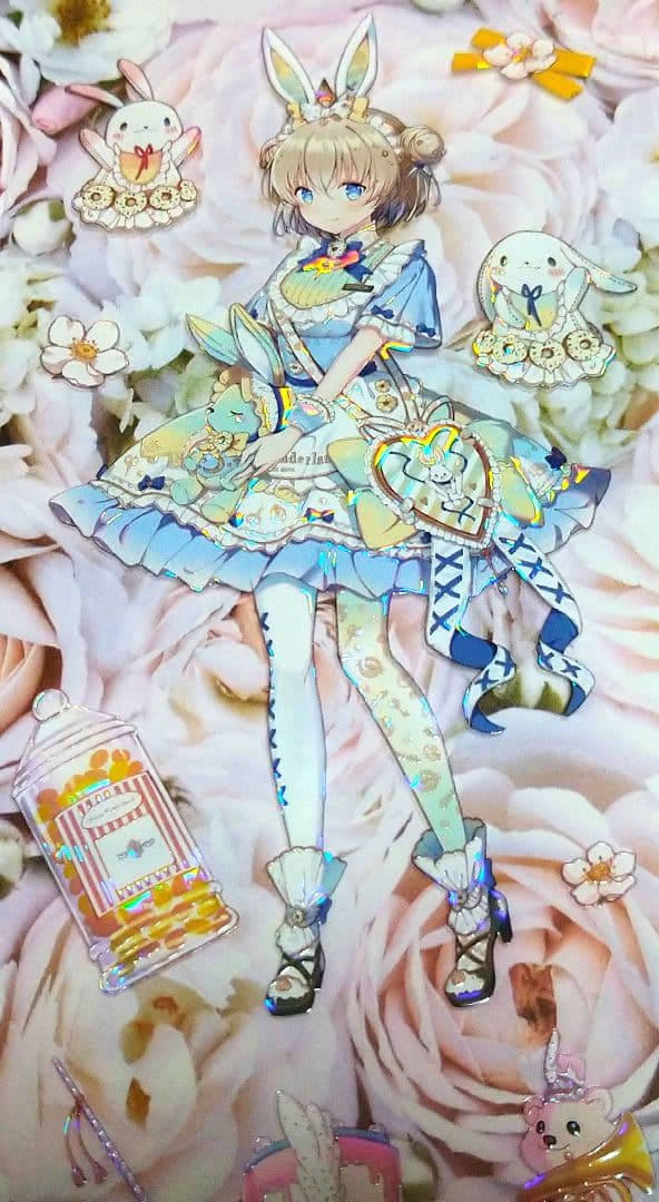 ✩再販✩J356＃童话奇妙夜(贝壳光)浮光切り売り海外人物マステ女の子