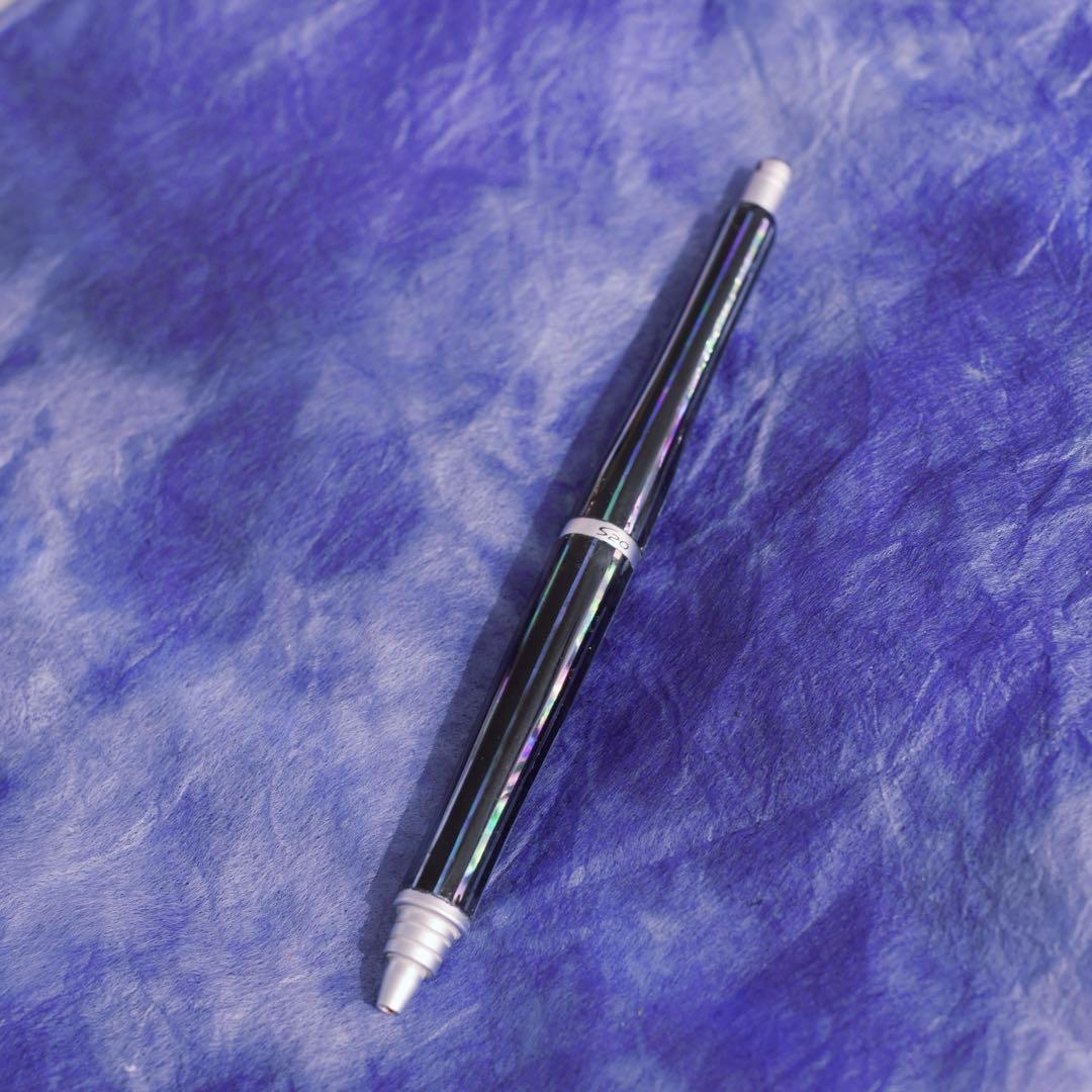 螺鈿　ボールペン　ストライプ　参考出品