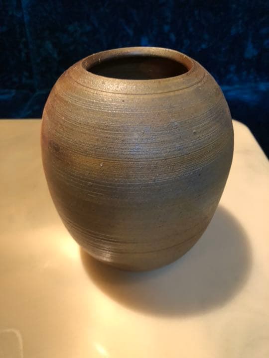 備前窯変　「花器」