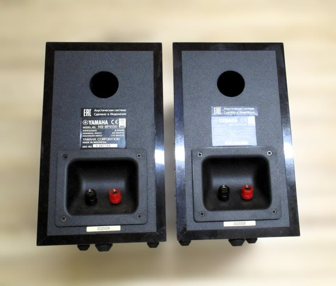 YAMAHA NS-BP200(BP)スピーカー ペア（コードプラグ付き）