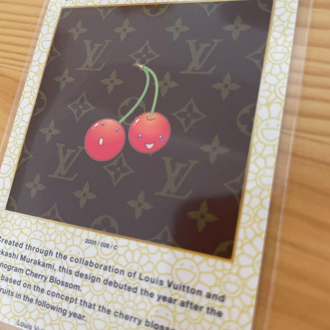 ルイ・ヴィトン x 村上隆 コレクティブルカード　さくらんぼ