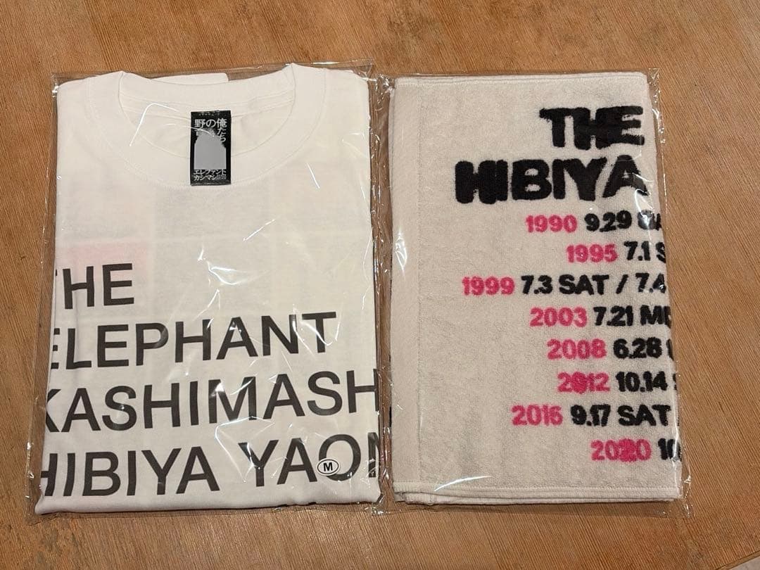 エレカシ　俺たちの野音ロングスリーブ 　Tシャツ　サイズMとタオル【新品未開封】