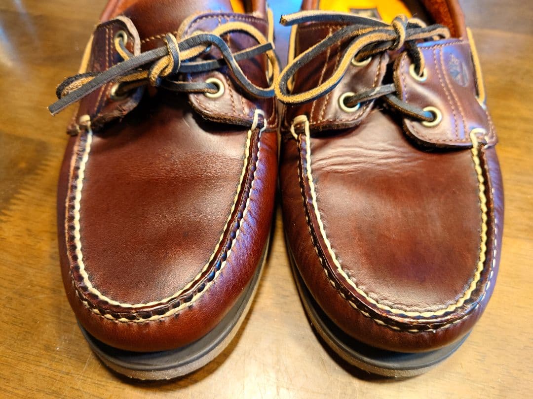 Timberland レザー デッキシューズ（未使用）