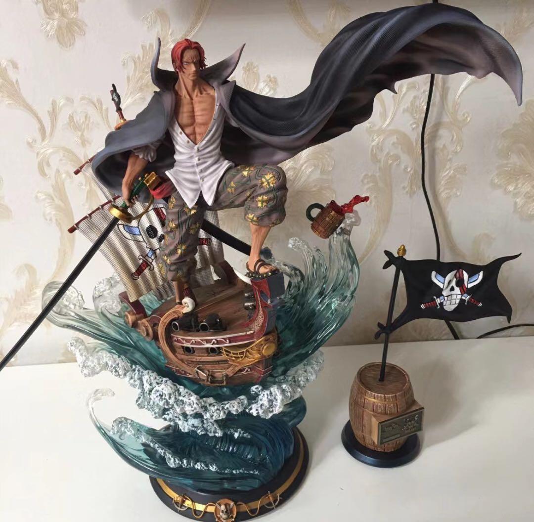 ワンピース 赤髪 シャンクス ガレージキット ガレキ スタチュー①④