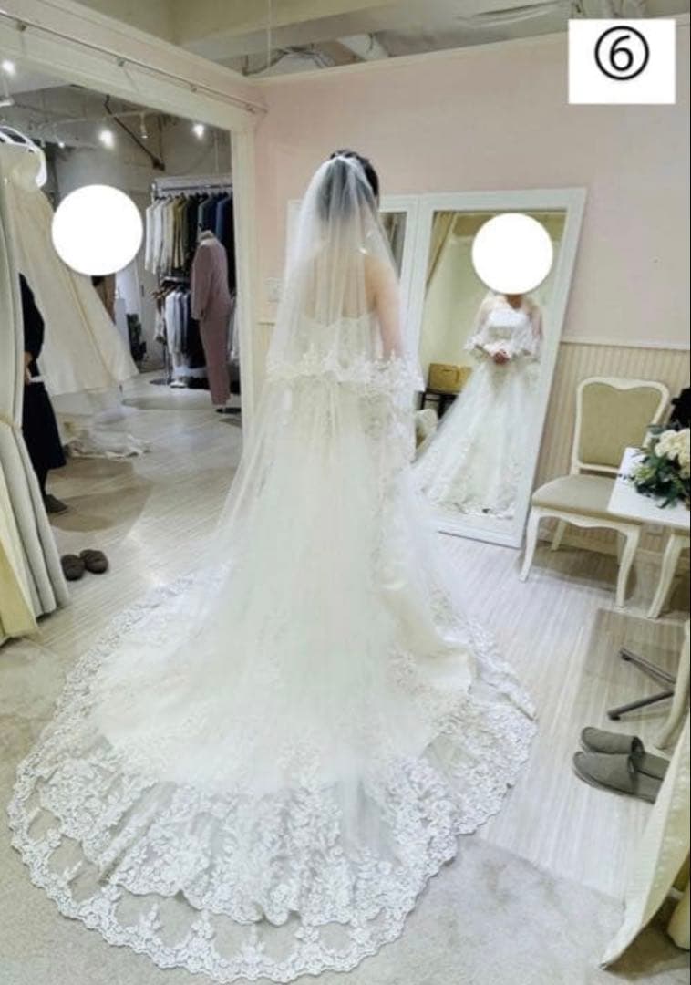 【期間限定値下げ】チュノアウェディング　ウェディングドレス（6点セット）