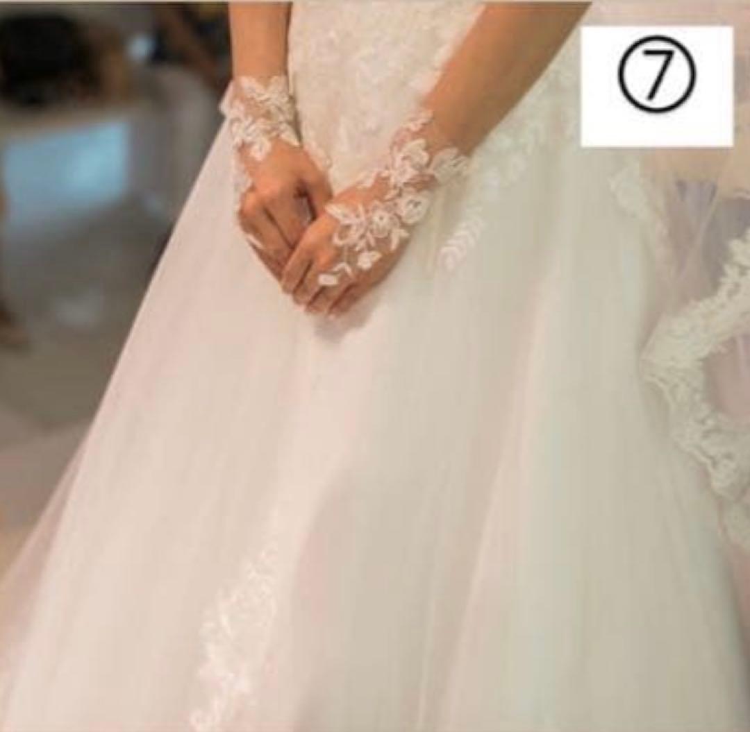 【期間限定値下げ】チュノアウェディング　ウェディングドレス（6点セット）