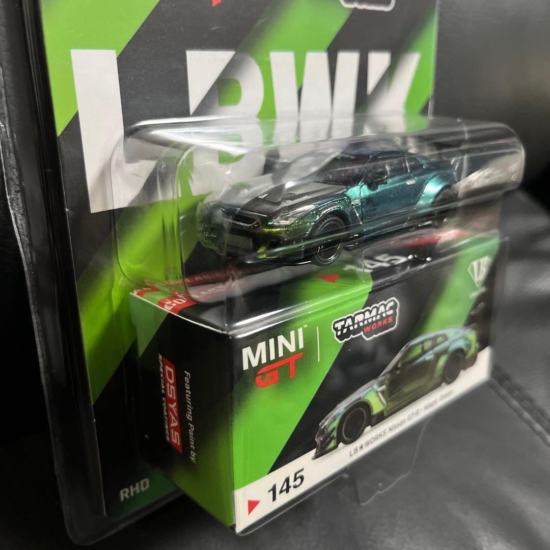 2台セット ミニGT ターマック LBWK R35　ウラカン マジック グリーン