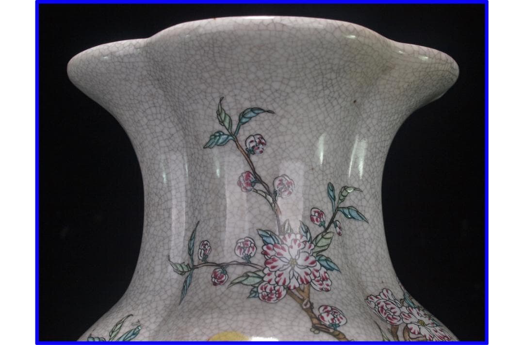 中国清時代の花瓶　置物激安骨董品 古美術 DE1041B21-6