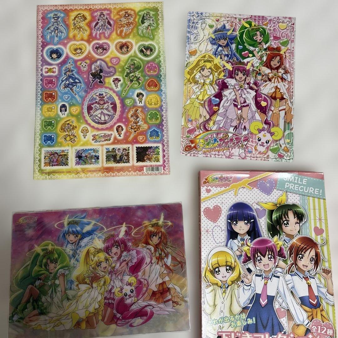 スマイルプリキュア！グッズ　カレンダー、クリアファイル、下じきなど