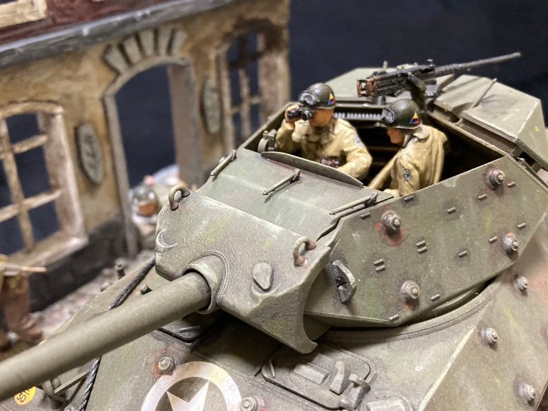 米軍駆逐戦車 M10　ミリタリー　ジオラマ