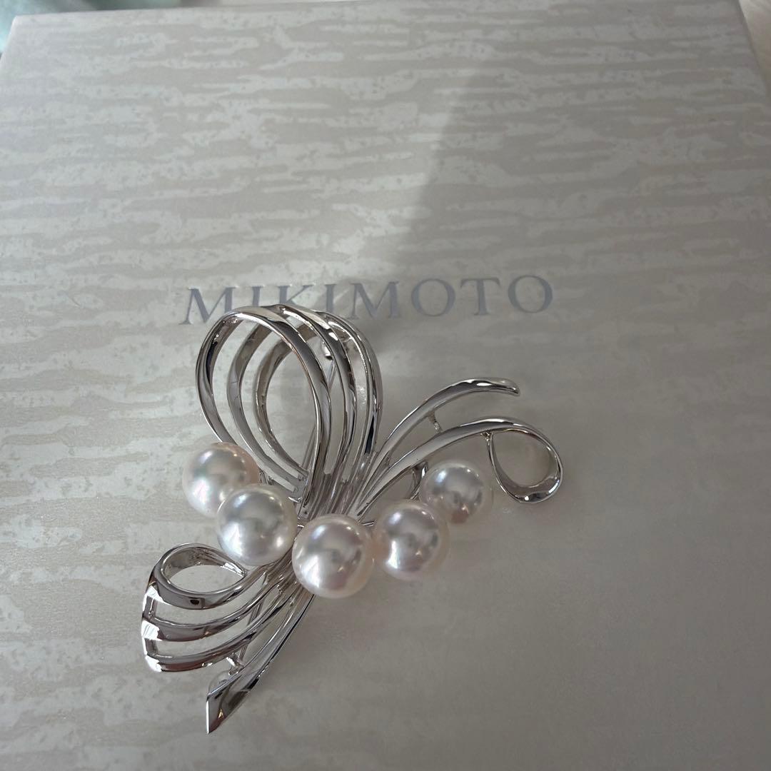 お値下げしました❤️【極美品】ミキモトブローチ