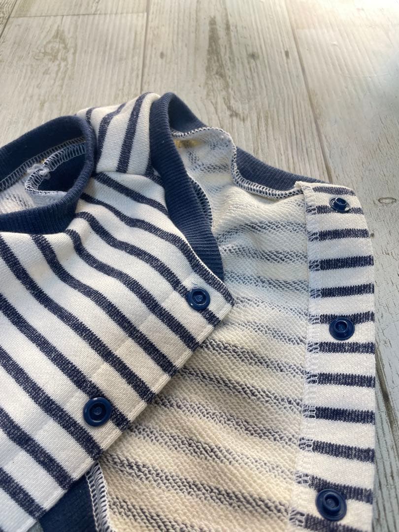 裏毛ボーダーニット