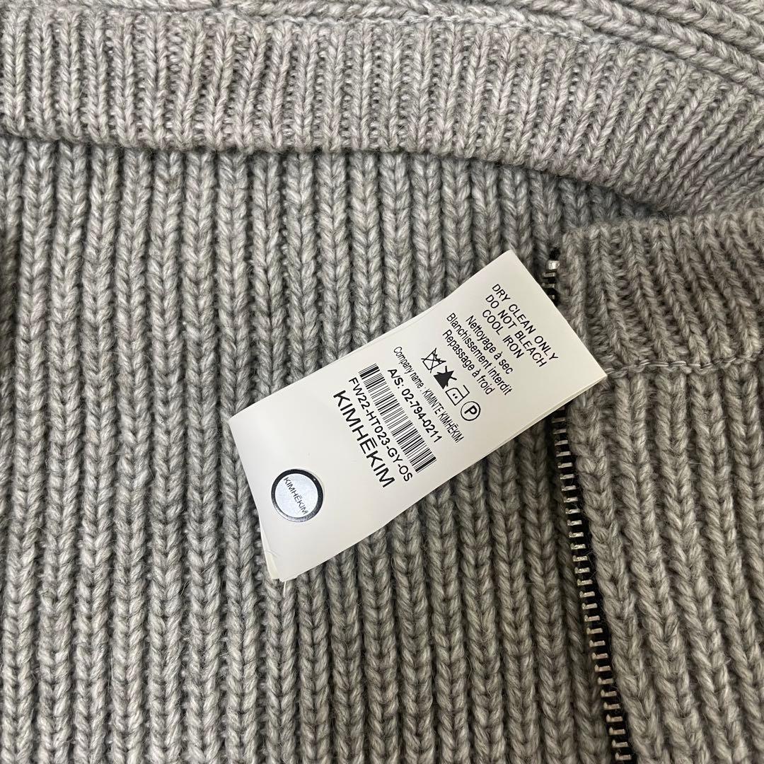 KIMHEKIM バラクラバ グレー ニット帽