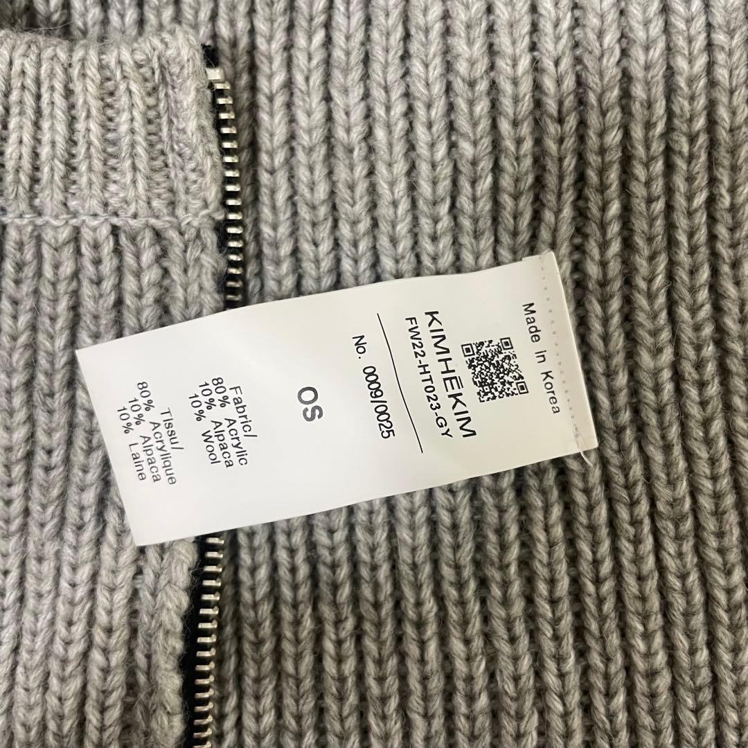 KIMHEKIM バラクラバ グレー ニット帽