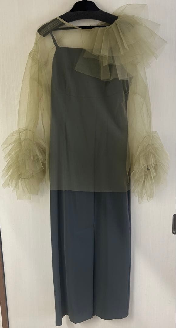 ブルーミングチュールドレス　PourVous andresd