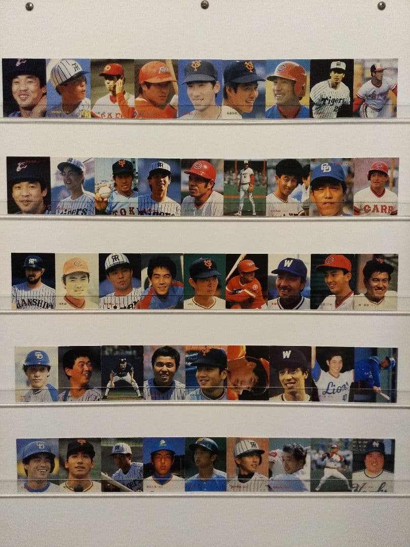 カルビー プロ野球 チップス カード 1986年