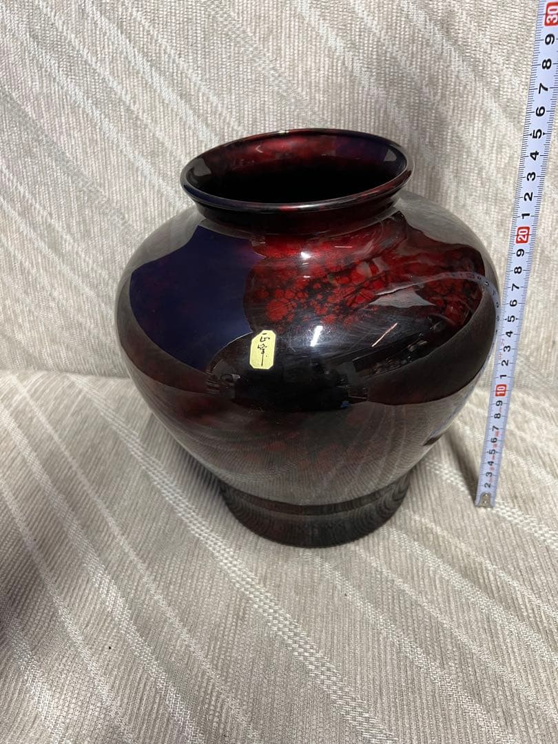 赤黒グラデーション花瓶