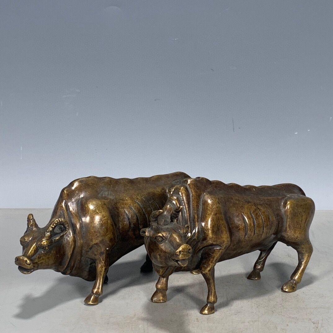 五福銅牛 開運 風水 招財 置物 銅製品 工芸品