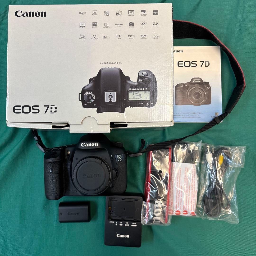 Canon EOS 7D 元箱&リモコン付き
