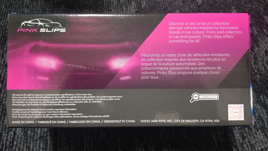 バックトゥーザフューチャー　デロリアン　pink slips　★新品未開封★