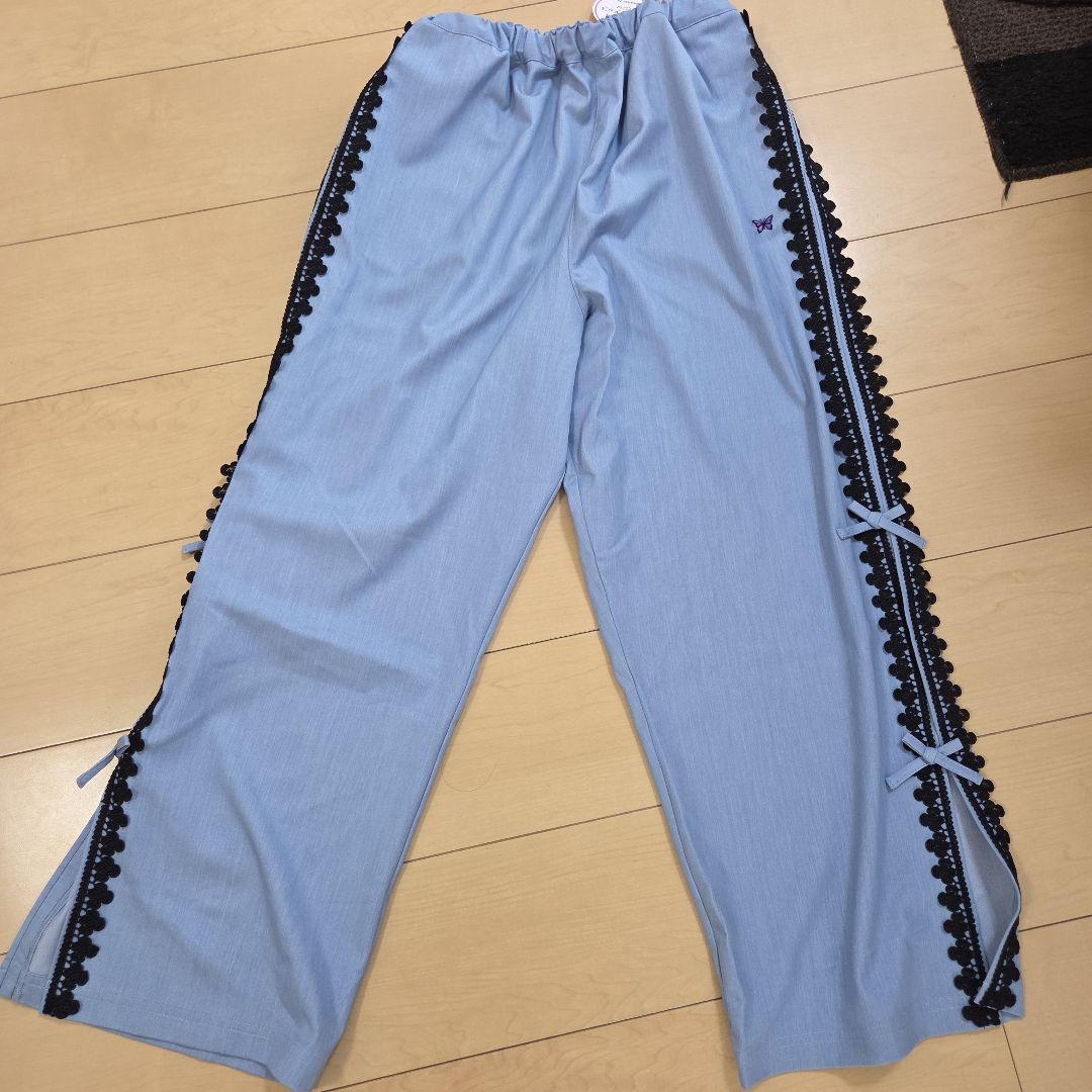 アナスイミニ　水色 長ズボン 　ワイドパンツ160cm