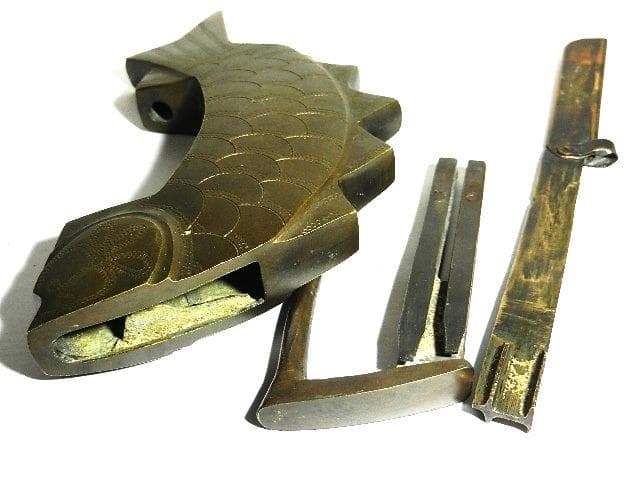 李朝（李氏朝鮮）のアンティーク魚型錠前