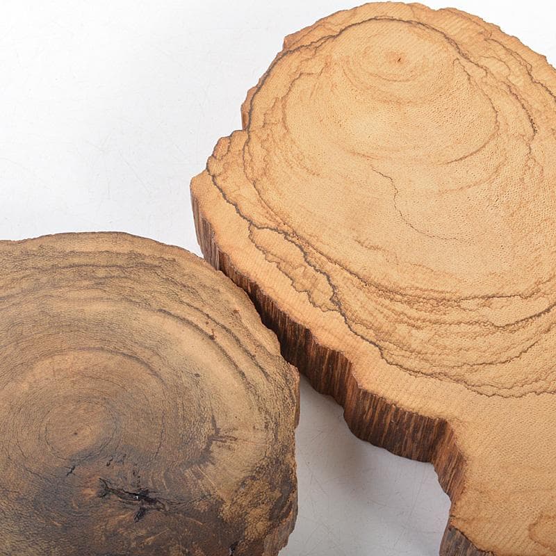 煎茶道具　天然木　飾台　香炉台　2点　まとめて　V　5481