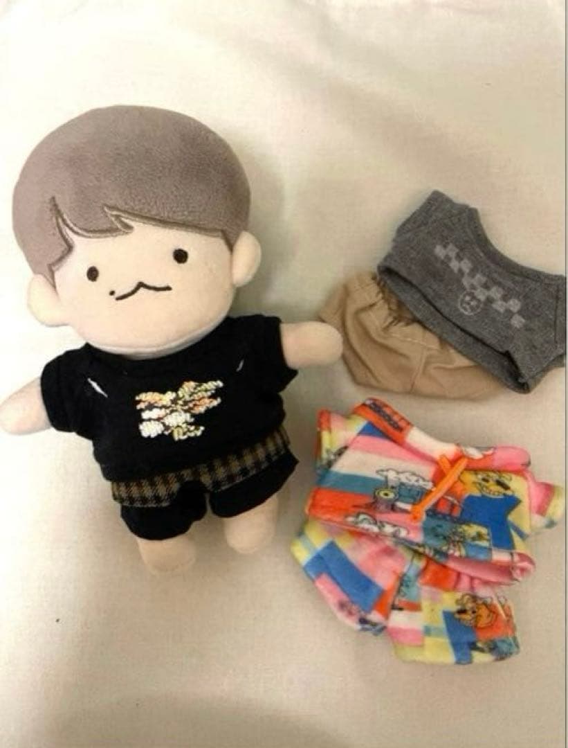 EXO ベッキョン ぬいぐるみ 15cm セルキュイ 服付FC限定トレカ