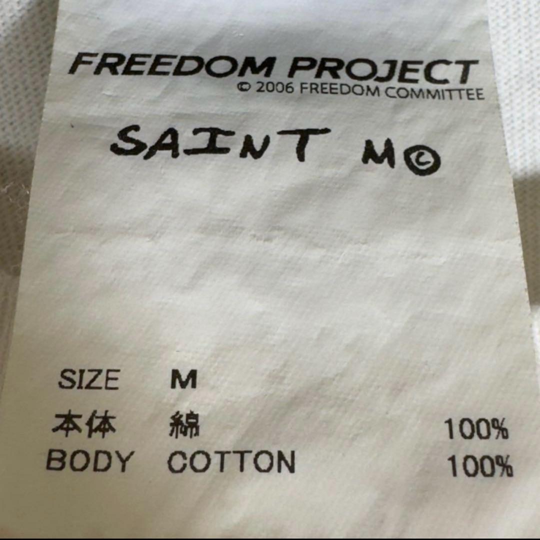 『SAINT MICHAEL × FREEDOM』(M) プリントTシャツ