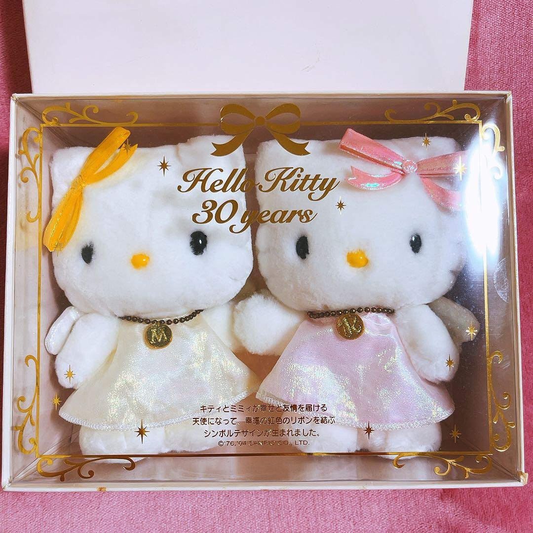 希少レア　ハローキティ　ミミィ　30th ぬいぐるみ　エンジェル　2004年製