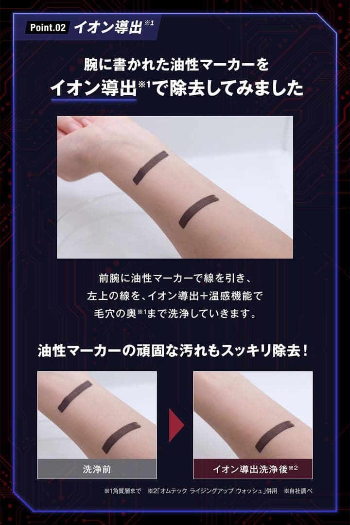 オムテック ライジングアップ ディープクレンジング デバイス　　　同