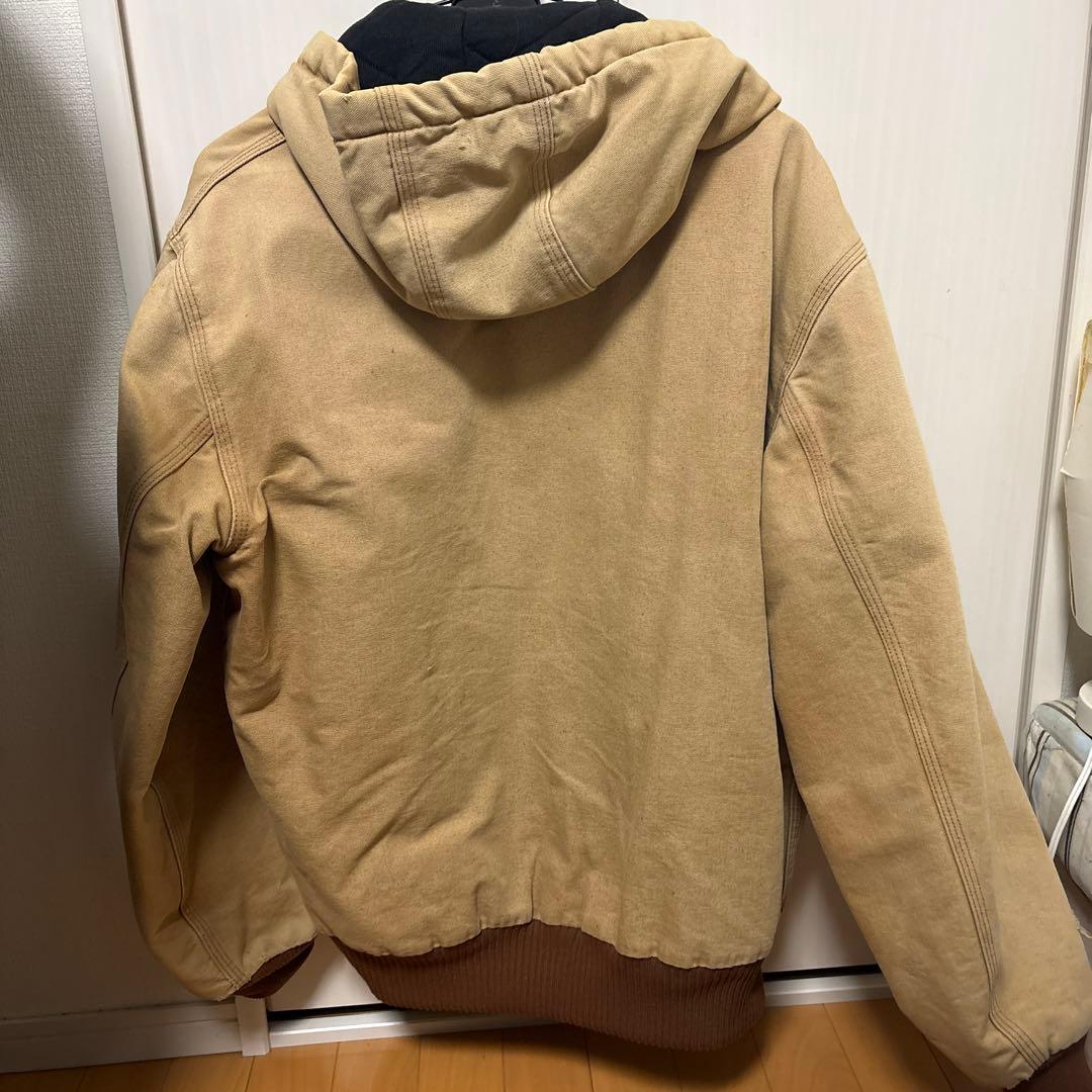 ス*ズ様 Carhartt フード付きジャケット Mサイズ ベージュ