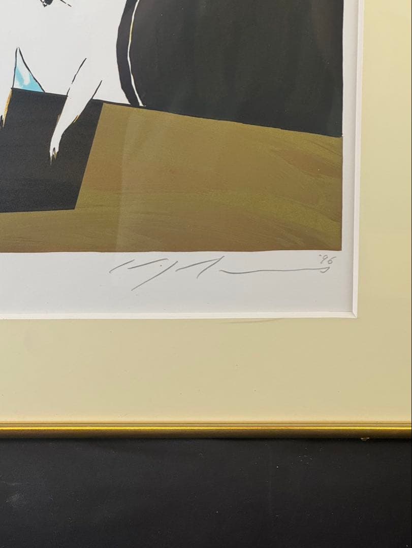 池田満寿夫 【鼠】　リトグラフ　直筆サイン　エディッション44/150