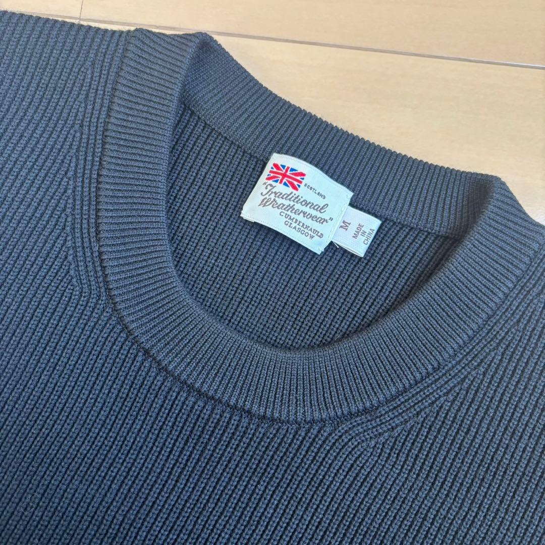 Traditional Weatherwear ノースリーブニットベスト M 黒