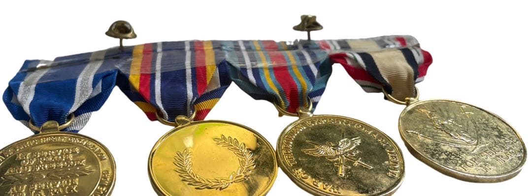 米海兵隊制服用対テロ従軍記章4個セット希少品