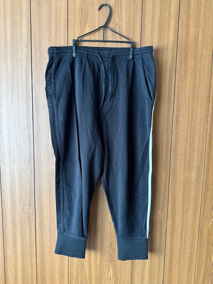 Y-3 ワイスリー サイドストライプ 黒 サルエルパンツ