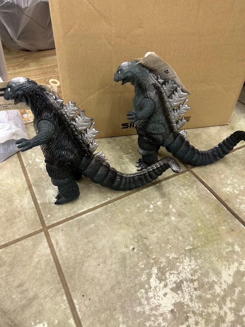ゴジラ　モスゴジ　タグ付き　初版　2体セット　BANDAI