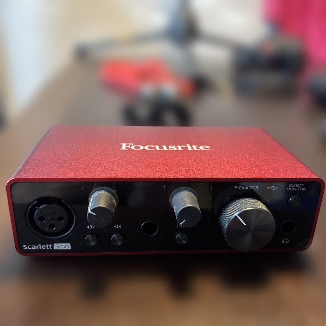 ★お値下げ★【美品】Focusrite Scarlett Solo Studio