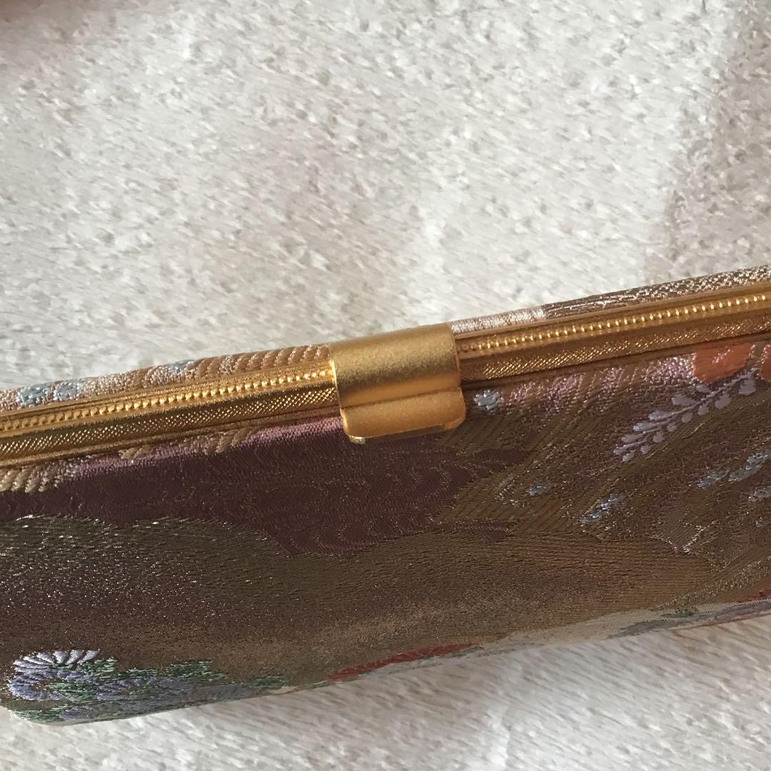 花柄刺繍 和装用バッグと草履セット　成人式　結婚式　卒業式