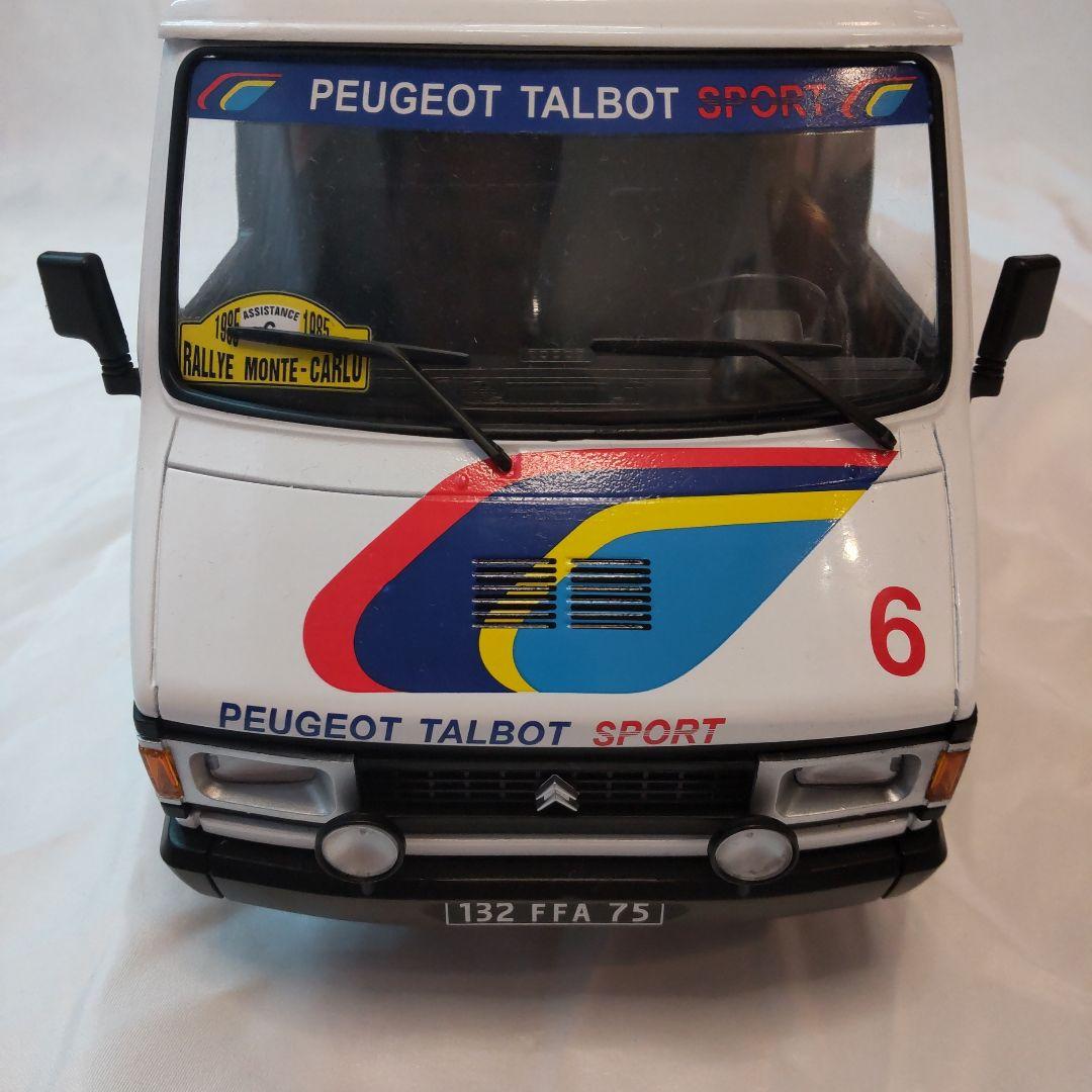 1/18 イクソ　フィアット 242 プジョー仕様　サポートカー