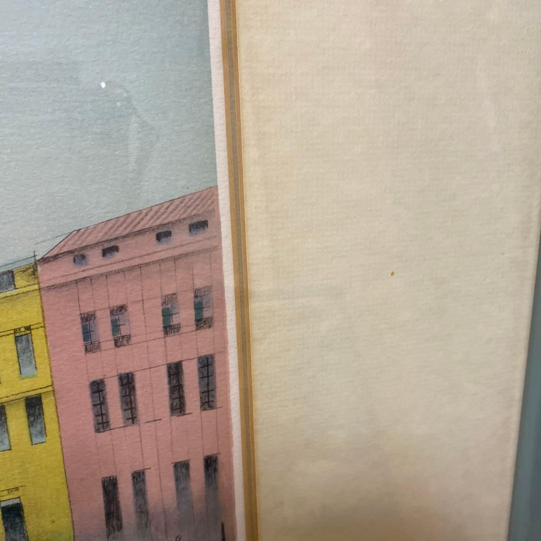 最終値下げIsabel Baillenの美しいイタリアベニスの風景 リトグラフ