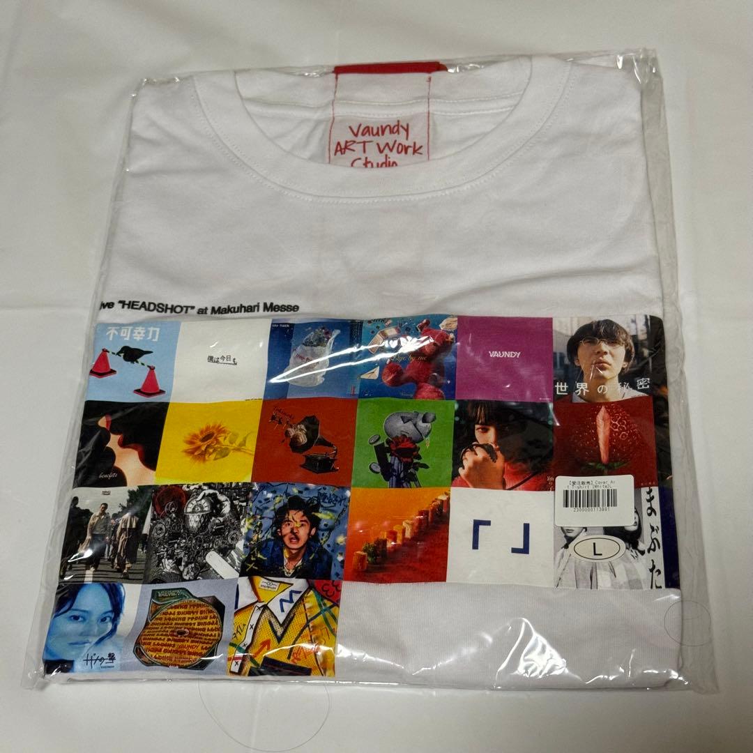 Vaundy 幕張グッズ headshot Tシャツ ホワイト Lサイズ 白